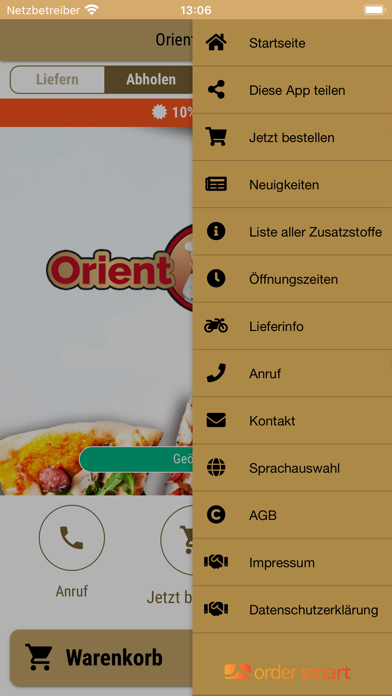 Orient Pizza Screenshot