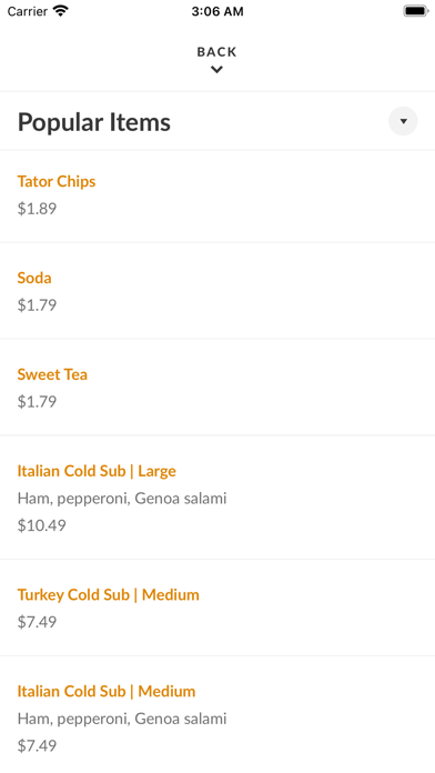 Old City Subs North Screenshot
