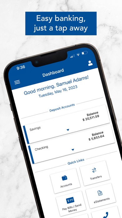 Central National Bank Screenshot