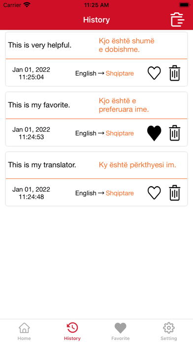 English To Albanian Trans Screenshot