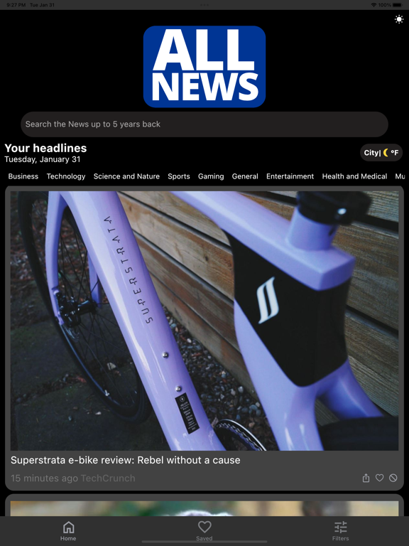 Screenshot #4 pour The ALL News App