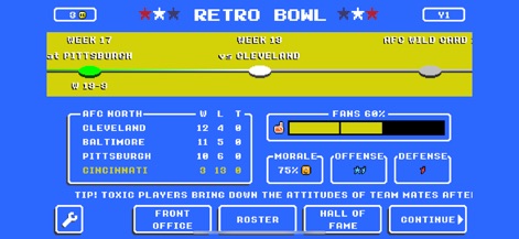 Retro Bowl - Team Management