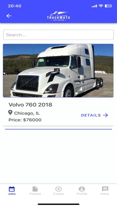 TruckMate - Job Board Screenshot