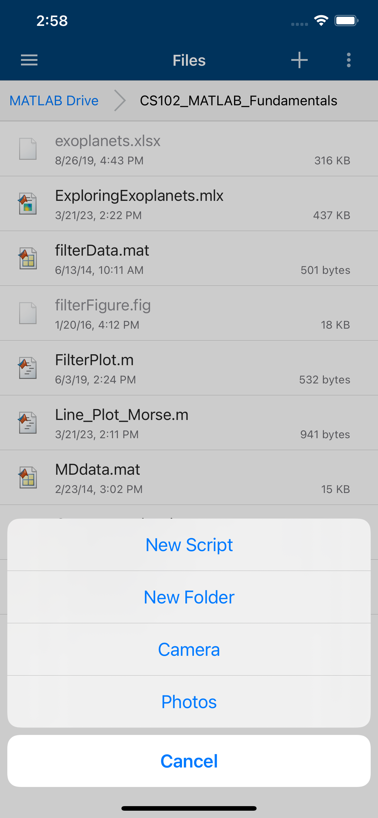 MATLAB Mobile