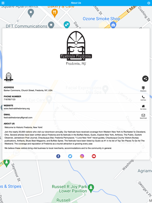 Screenshot #4 pour Festivals Fredonia App