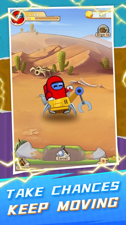#1. Adventure Robots On The Cloud (iOS) 由: 春梅 丁