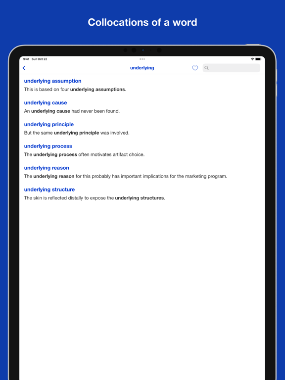 Screenshot #6 pour Academic Collocation List