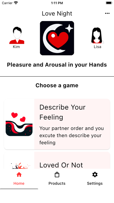Love Night Game Screenshot