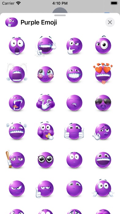 Purple Emoji Screenshot