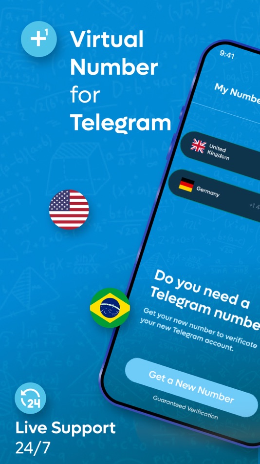 #1. Telegnum: Virtual Phone Number (iOS) By: Omer Celik
