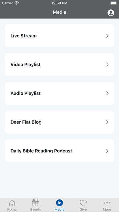 Deer Flat Church App Screenshot