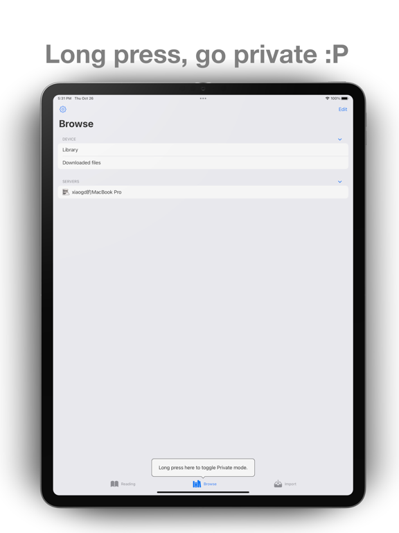 KedaReader iPad screenshot 9 - Book app