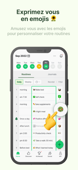 ‎MyRoutine:Planning quotidienne Capture d'écran