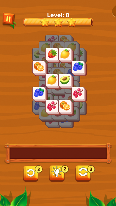 Fruit Crush Triple Tile Puzzle Screenshot