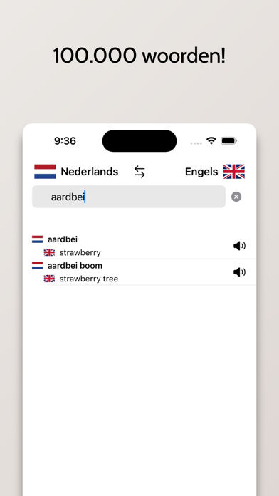 Engels-Nederlands woordenboek iPhone screenshot 2 - Reference app