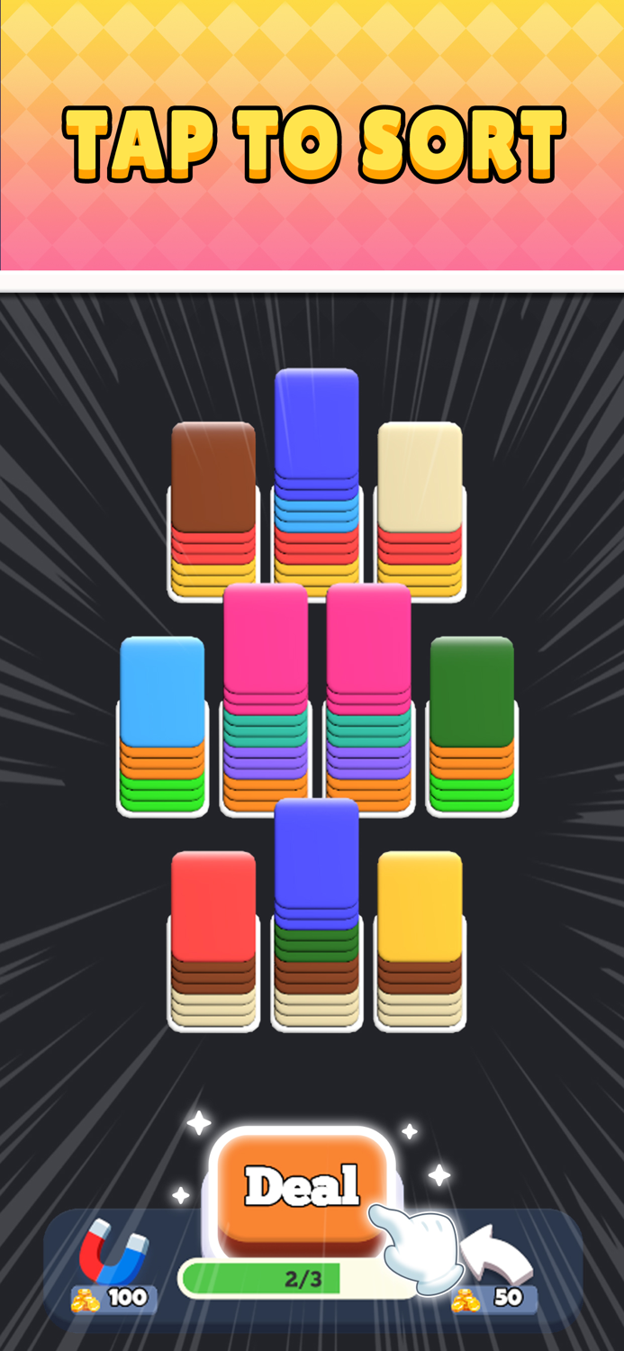 Card Sort - Sort Puzzle Game