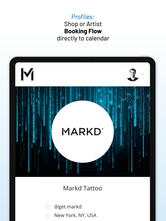 Markd - Tattoo Platform iPad screenshot 10 - Business app