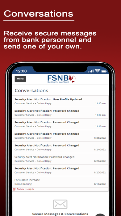 FSNB Mobile Banking Screenshot