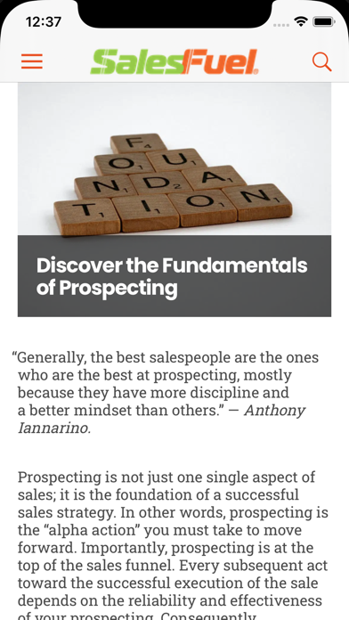 SalesFuel Screenshot