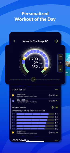 ‎MySwimPro: #1 Swim Workout App Capture d'écran