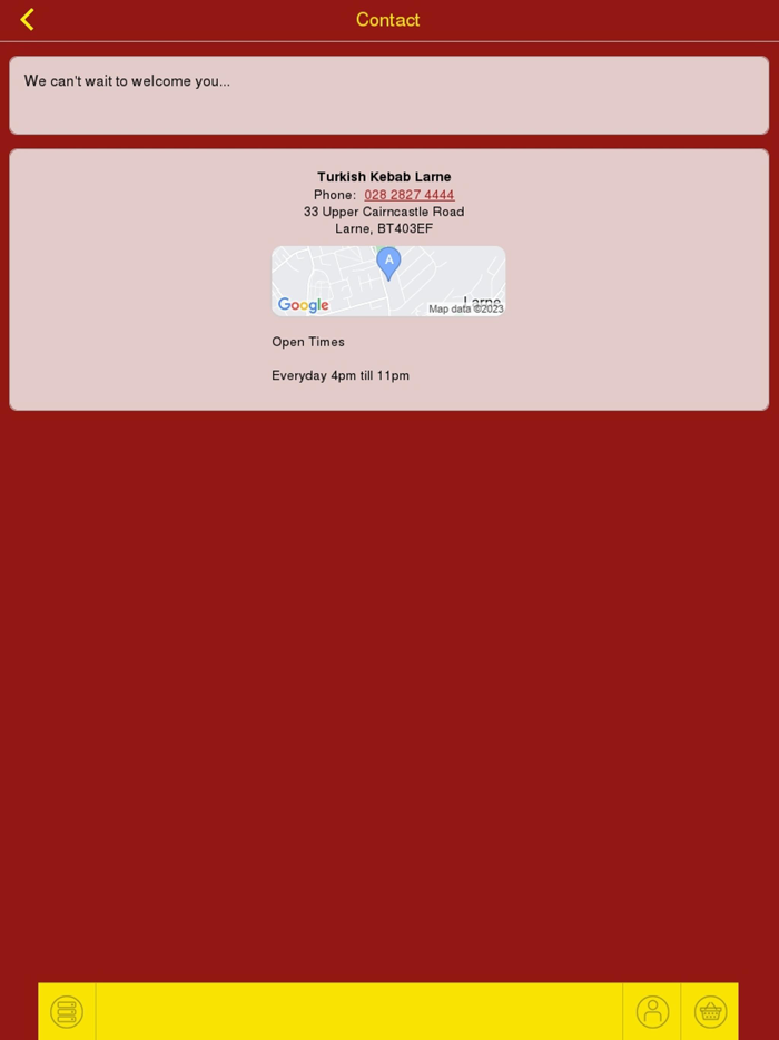 Turkish Kebab Larne App