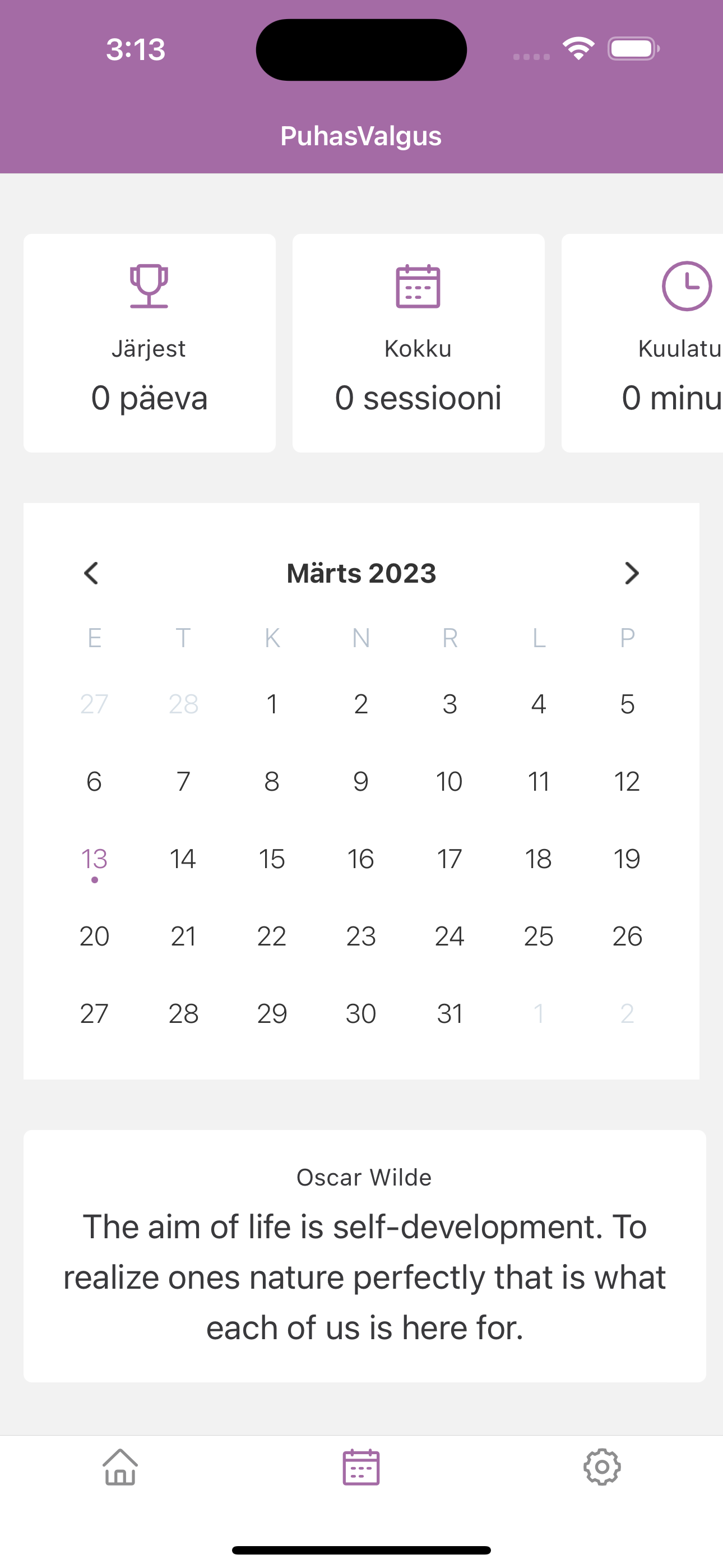 PuhasValgus Meditatsioonid