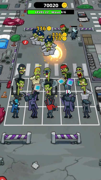 Merge Robot: Zombie Fighter