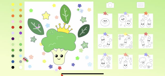 Vegetable Coloring Kid Toddler