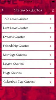 love quotes latest status iphone screenshot 2