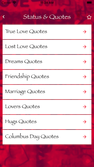 Love Quotes Latest Status Screenshot