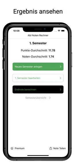 Game screenshot Abi Noten Rechner hack