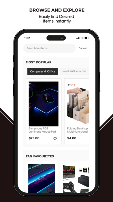 Electronic Store Screenshot