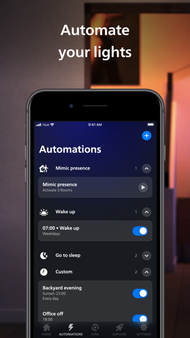 Philips Hue Screenshot