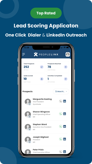 PeopleLinx iPhone screenshot 1 - Business app