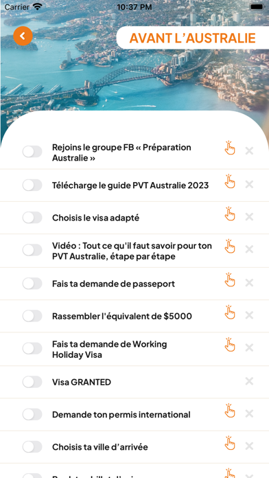 Départ Australie Screenshot