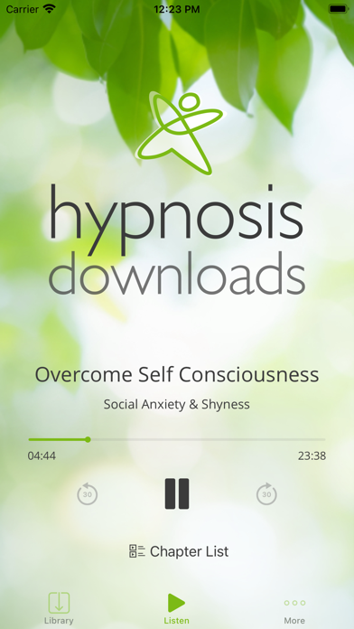 Social Anxiety Hypnotherapy Screenshot