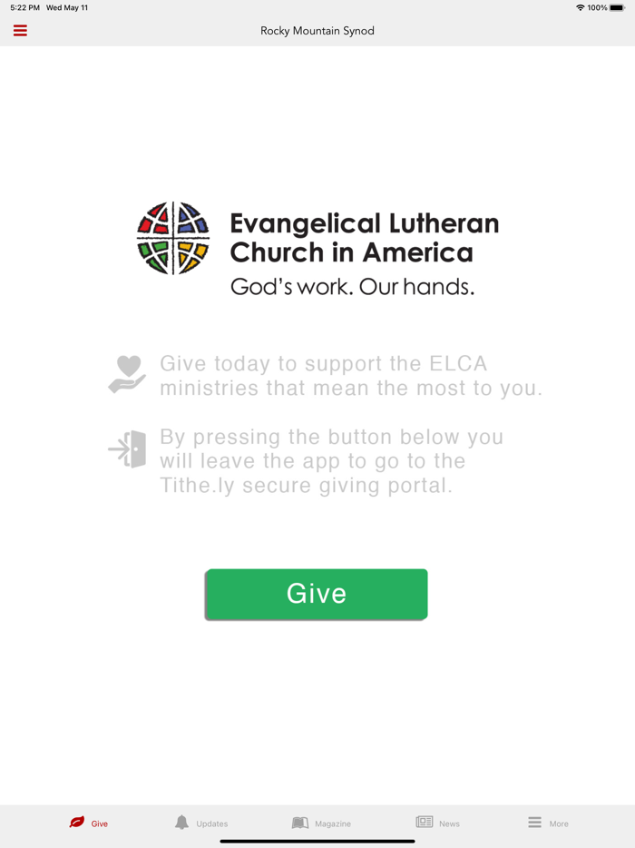 ELCA Giving Tool by Tithe.ly