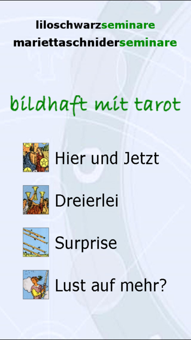 Bildhaft mit Tarot Screenshot
