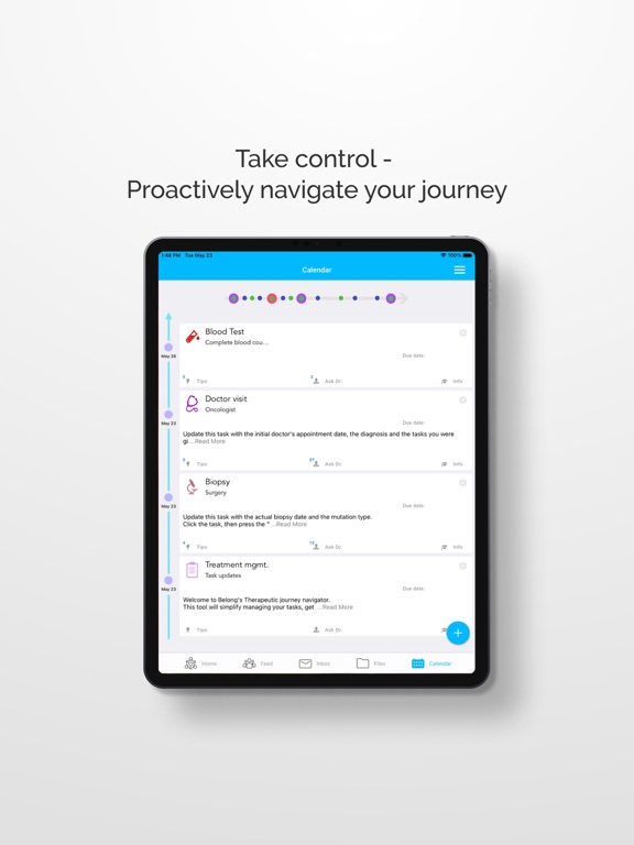BELONG Beating Cancer Together iPad screenshot 5 - Health & Fitness app