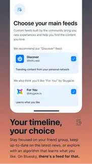 bluesky social iphone screenshot 2