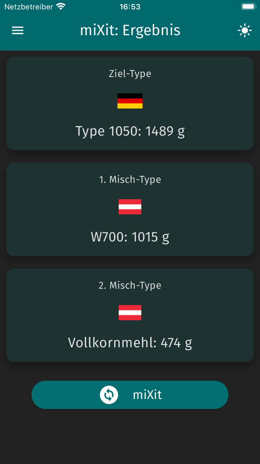#8. miXit - Mehle mischen (iOS) 由: Gottfried Kirchberger
