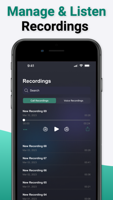 Phone Call Recorder ° TapeCallのおすすめ画像3