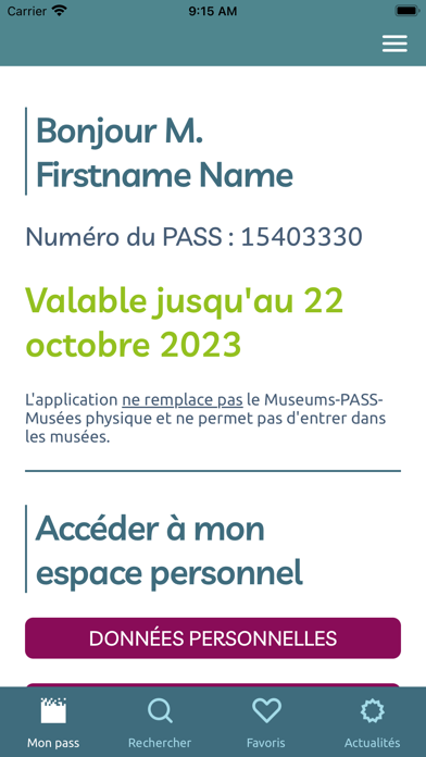 Museums-PASS-Musées Screenshot