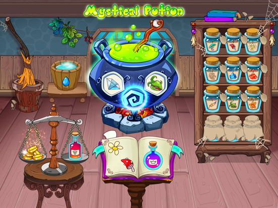 Mystical potion mixing game