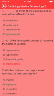 How to cancel & delete cardiology medical terms quiz 4