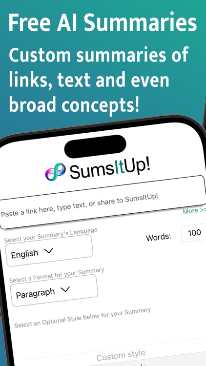 SumsItUp! AI Summaries
