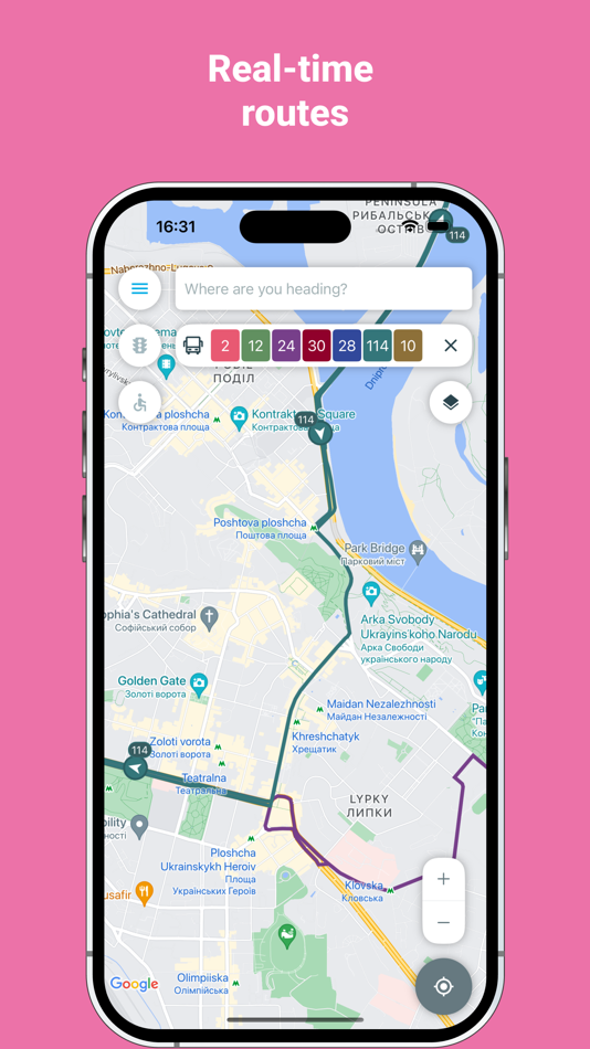 #2. Eway public transport (iOS) 由: Sherstyuk Ivan Ivanovych