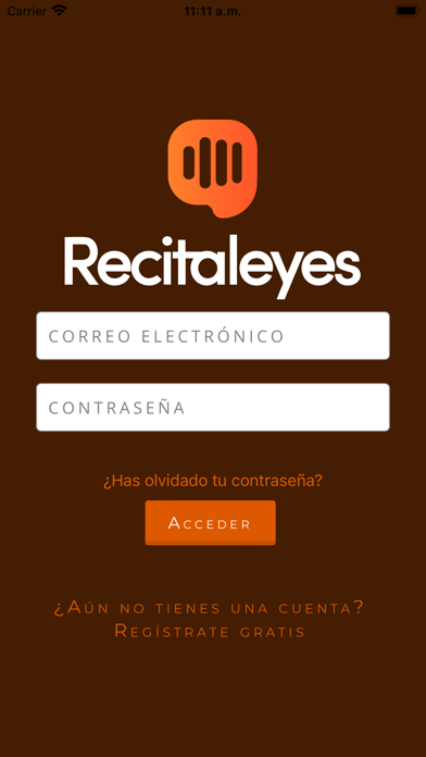 Recitaleyes Screenshot