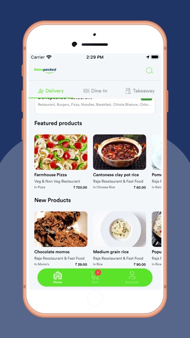 Donepacked App Screenshot