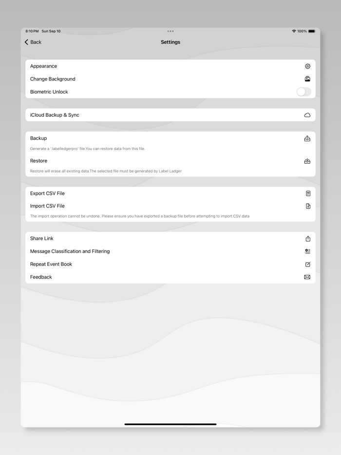Label Ledger - Expense Manager